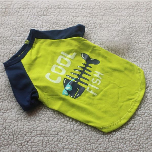 #2XS-L Small Dog Cat Vest Puppy T-Shirt Coat Pet Clothes Accessories Suppliers Summer Apparel CostumesCM