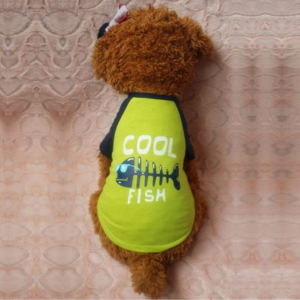 #2XS-L Small Dog Cat Vest Puppy T-Shirt Coat Pet Clothes Accessories Suppliers Summer Apparel CostumesCM