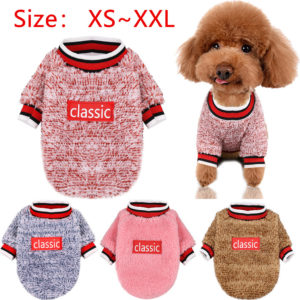 Autumn And Winter Knitted Jumper Sweater Winter Warm Puppy Pet Clothes dog sweater dog jumper dog pullover dog clothes Supplies
