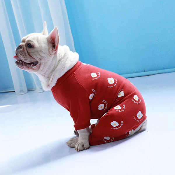 Autumn Winter Dog Clothes Cotton Pet Jumpsuit Clothing For Small Medium Dogs Costume Warm Dog Coat French Bulldog Pet Clothing