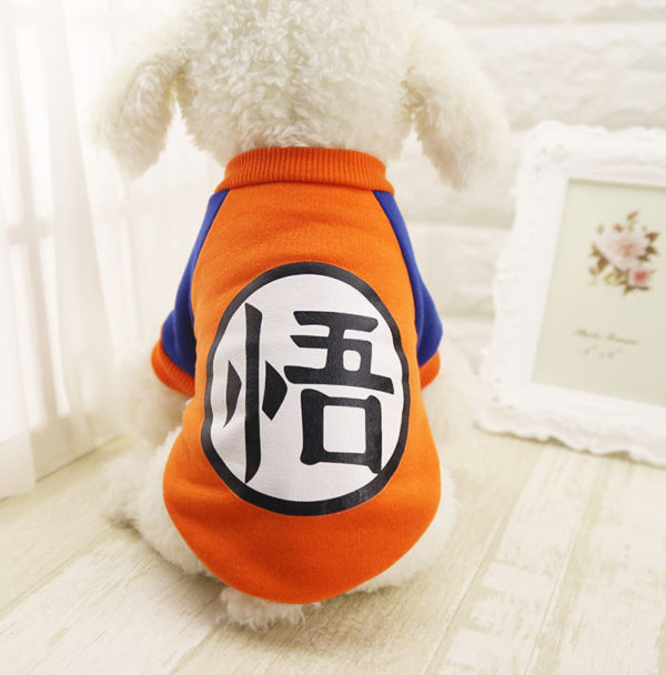Autumn winter Pet Products Dog Clothes Pets Coats Soft Cotton Puppy Dog Coat Clothes With Cute Cartoon Pattern XS-2XL