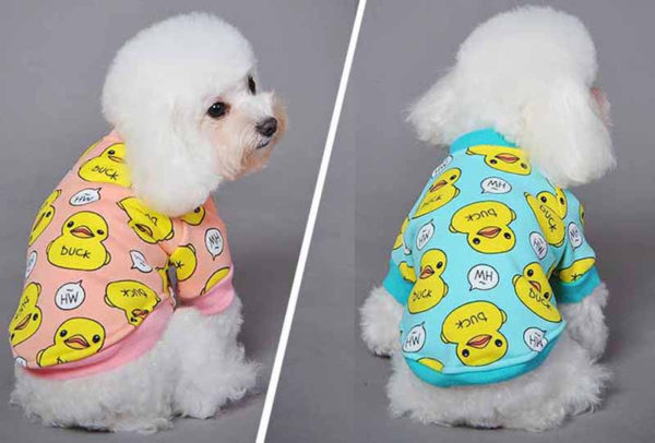 BARGAIN PRICE Pet Clothes Cute Cartoon Printed Dog Coat Puppy Fleece Hoodies for Small Dogs Cats Quality Dog Costume XS S M L XL