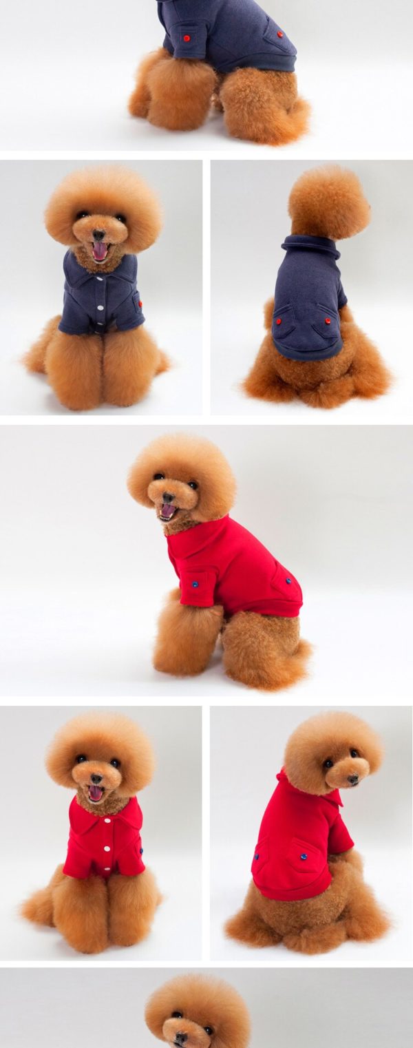 BDTHOOO 100% Cotton Pet clothes dog sweater dog clothes dog hoodie puppy teddy jersey dress