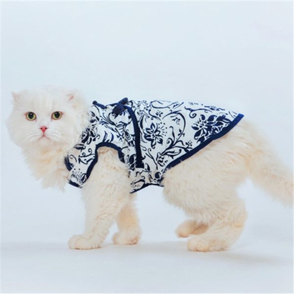 Bigeyedog Chinese New Year Dog Clothes Summer Pet Clothing Cat Clothes Dog Vest T-shirt Puppy Tang Suit Apparel Drop Shipping