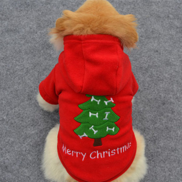 Brand New Cute Christmas Pet Clothes Puppy Dog Winter Warm Coat Jumpsuit Dress Sweater Apparel For Xmas Festival