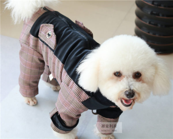 Brown Dog Christmas Clothes Pet Clothes for Small Dogs Clothes Modern Ubranka Dla Yorka Ropa Perro Invierno Bestselling GG50mf