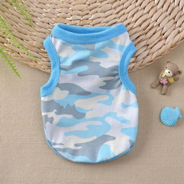 Cartoon Dog Pet Vests Puppy Clothes Cat Dogs Shirt for Small Dogs Summer and Autumn Apparel