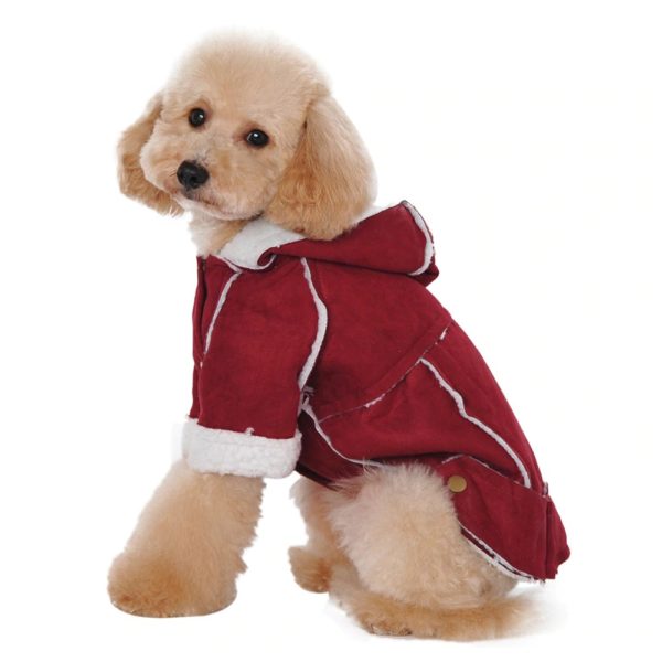 Christmas Pet Dog Clothes Coat Santa Clause Doggy Costumes Clothing Dress String Cross Frong Puppy Dress Xmas Supply #B20