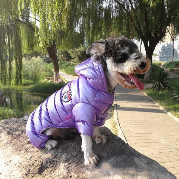 Clothes For Small Dogs Winter Warm Puppy Pet Dog Coats Waterproof Hooded Dog Jacket Jumpsuits Chihuahua Yorkie Clothing Overalls