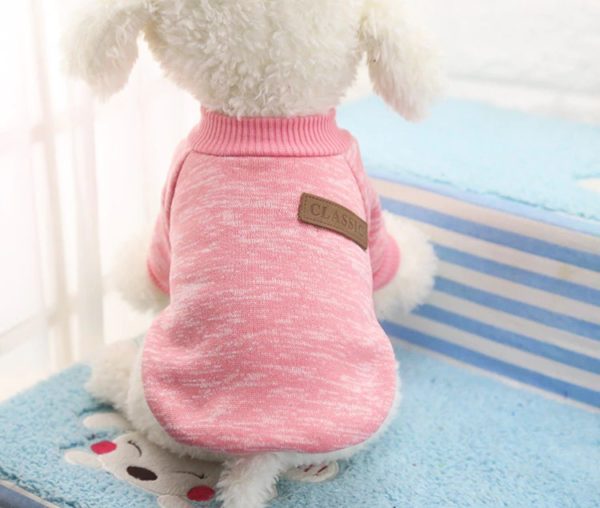 Dog Clothes For Small Dogs Soft Pet Dog Sweater Clothing For Dog Winter Chihuahua Clothes Classic Pet Outfit Ropa Perro 20-22S1