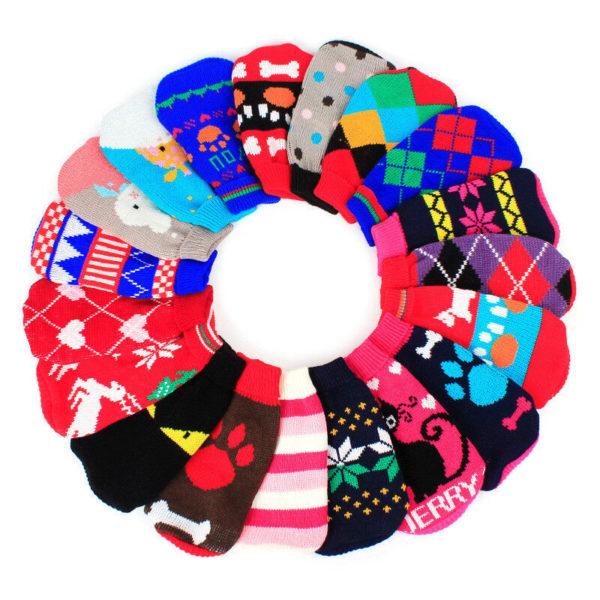 Dog Clothes For Small Large Dogs Sweater Winter Warm Cat Clothing For Pet Knitting Sweater Christmas Dog Coat Jacket Cat Costume