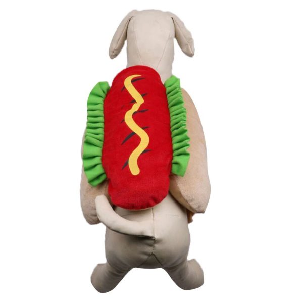 Dog Clothes Halloween Funny Burger Pet Coat Pets Dog Clothes Burger Cosplay Clothes Dog Costume For Large Dogs Ropa Perro 2020
