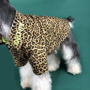 Dog Clothes Leopard Pawmain Pet Tide Brand French Bulldog Shirt Dog Sweater Sport Retro Chihuahua Cat Pet Clothes Puppy Pugs