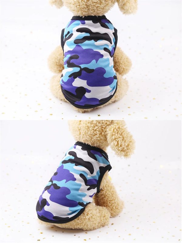 Dog Clothes Spring Pet Jacket Cotton Warm Camouflage Vest For Small Dogs Coat Hoodies French Bulldog Clothing Cat Suit overalls