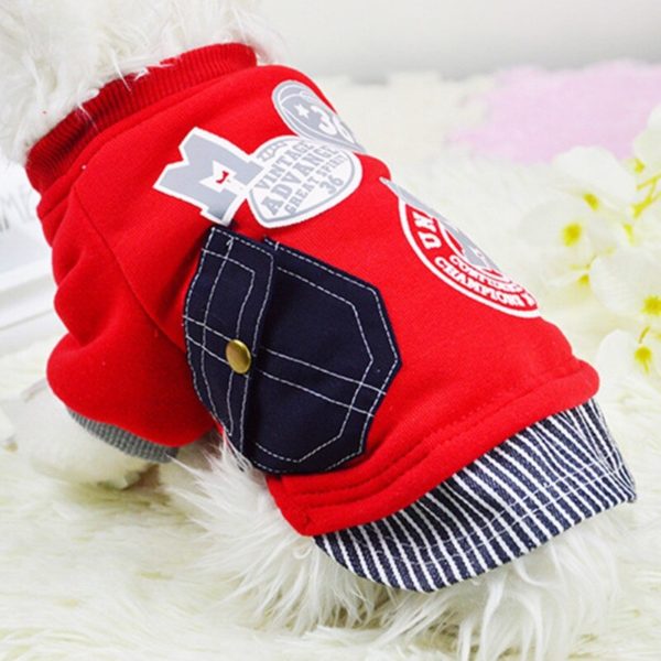 Dog Clothes Thickening Warm Small Dog Coat Jacket Pet Dog Costume Winter Pug French Bulldog Clothes for Small Dog