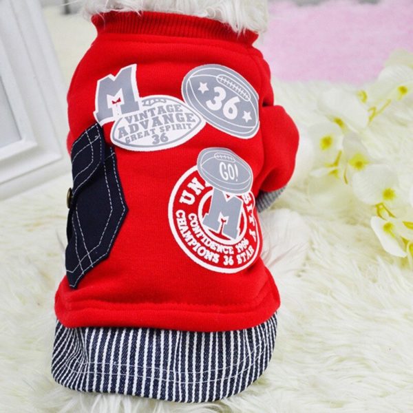 Dog Clothes Thickening Warm Small Dog Coat Jacket Pet Dog Costume Winter Pug French Bulldog Clothes for Small Dog