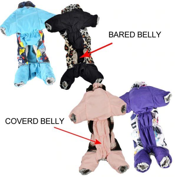 Dog Clothes Winter Pet Coat Jacket For Small Dogs Reflective Warm Fleece Puppy Dog Jumpsuits Chihuahua Yorkie Clothing Overalls