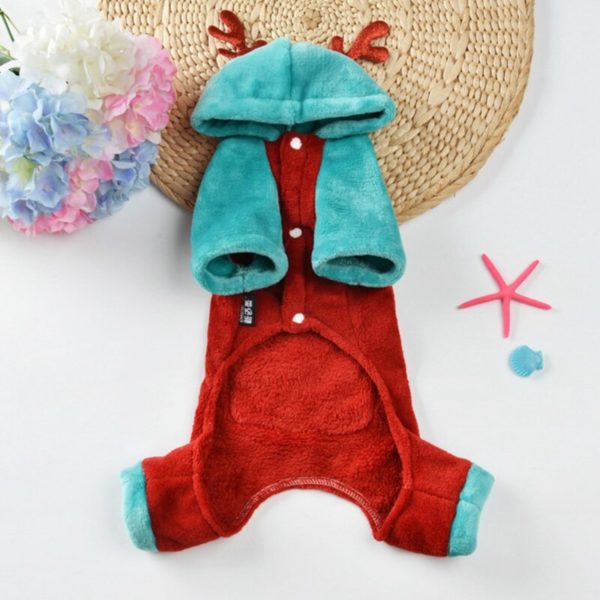 Dog Clothes Winter Warm Pet Dog Jacket Coat Puppy Chihuahua Clothing Hoodies Jumpsuit For Dogs Puppy Yorkshire Outfit