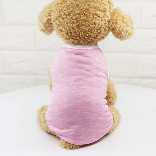 Dog Clothes for A Dog Summer Pets Dogs Clothes For Small Dogs Vest Chihuahua Clothing Cotton Puppy Shirts T shirt Cat Vests 30