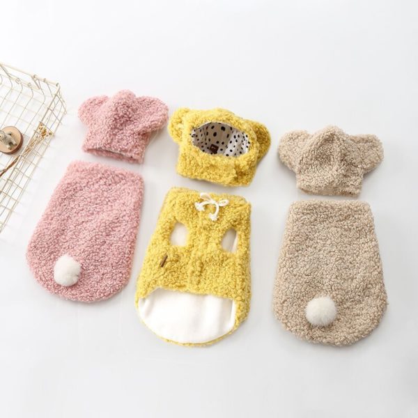 Dog Clothes for Autumn and Winter 2019 Newest Dog Fleece Warm Clothes Elastic Thickened Multi Colors Two Feet Pet Clothes