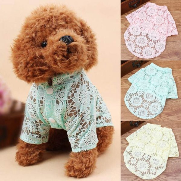 Fashion Summer Dog Shirt Clothes Breathable Puppy Outfit Dog Clothes for Small Dogs Summer Pet Vest Clothing Bottoming Shirt