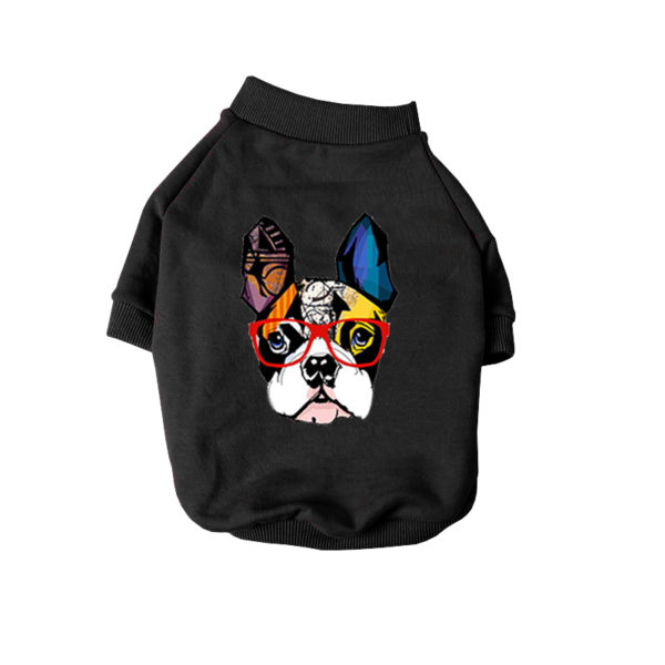 Fashion Winter Dog Clothes Warm Pets Coat Clothing For Small Dogs French Bulldog Yorkies Print Hoodies Dog Outfit Costum XS-2XL