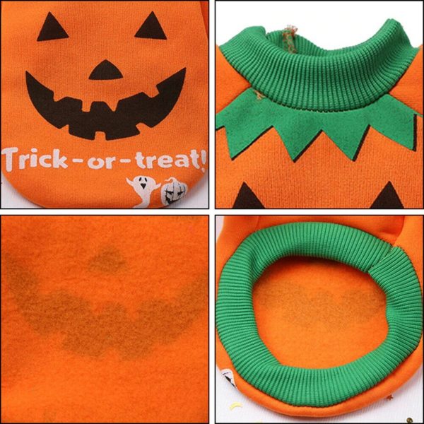 For Dogs Cats Christmas Dog Clothes Puppy Coats Jackets Halloween Pet Pumpkin Costume For Small Dogs Bulldog Pug Yorkie Clothing