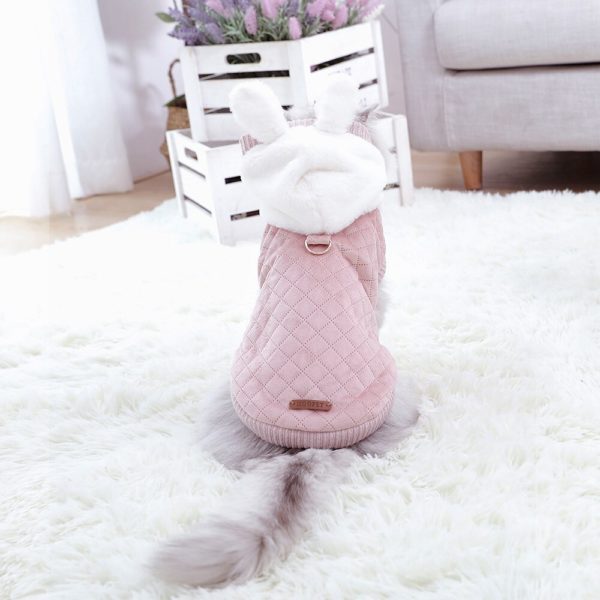 HOOPET Warm Cat Clothes Winter Pet Puppy Kitten Coat Jacket Hoodies For Small Medium Dogs Cats Chihuahua Clothing Costume