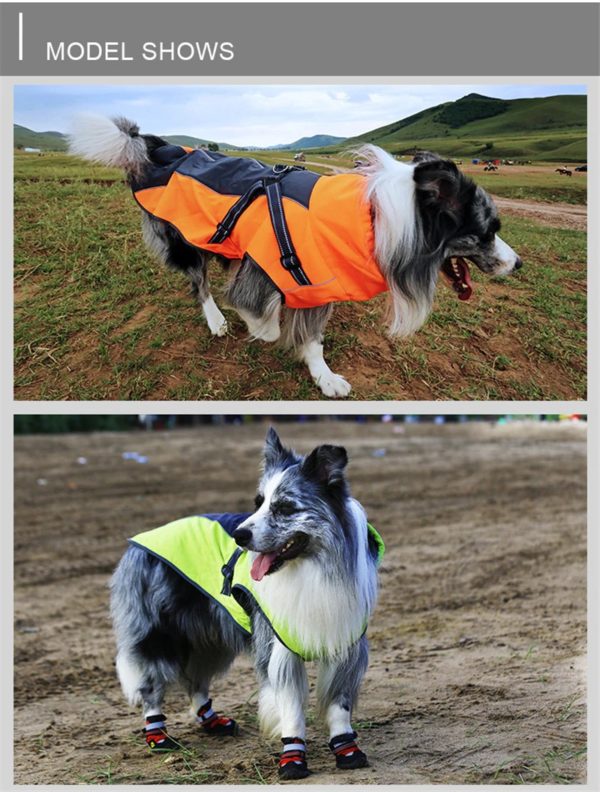 High Quality Spring Jacket For Dog Life Waterproof Large Dog Clothes With Harness Autumn Small Dog Coat Pet Clothes Luxury