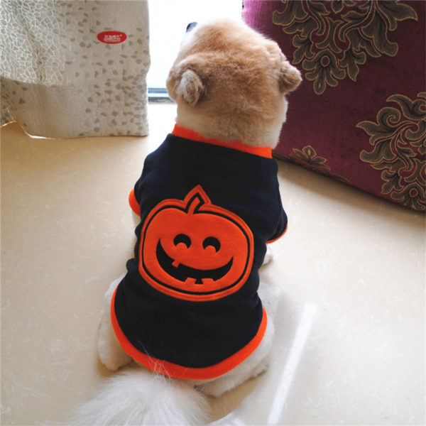 Hot Sale Pet Dog Puppy Warm T-shirt Vest Coat Halloween Merry Christmas Pumpkin Clothes Costume Apparel Clothing Accessories