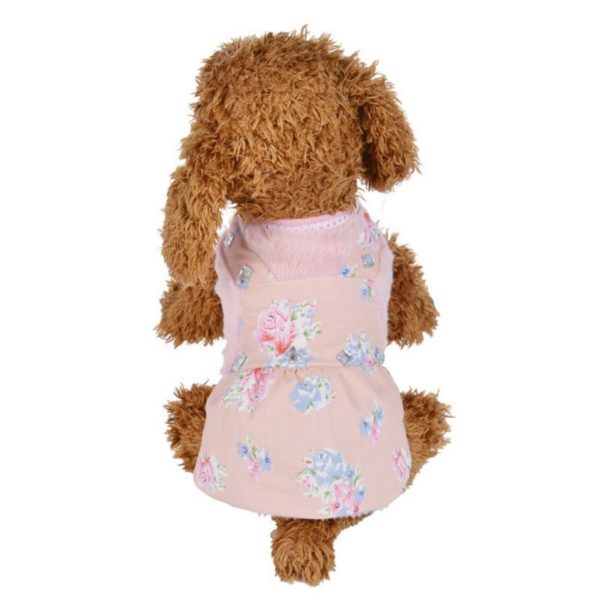 Luxury Winter Dog Coat Warm Princess Pet Dog Dress Coat Pet Overalls Winter Dog Clothes Clothing For Small Dog Pet