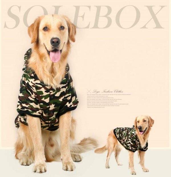 NEW Winter Large Dog Coat Big Dog Clothes Pet Jacket Camo Warm Costume Golden Retriever Labrador Husky Big Dogs 3XL-7XL