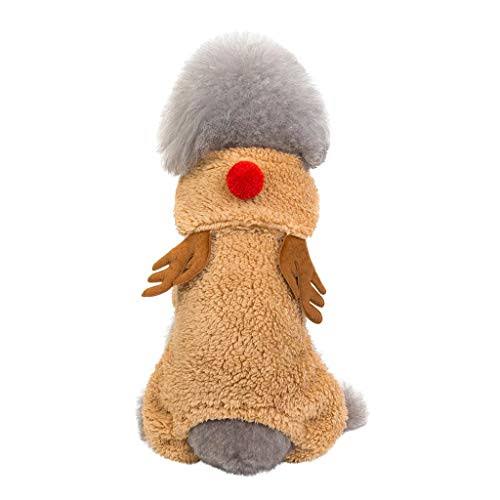 New Pet Dog Christmas Fawn Transformed Coat Christmas Style Cat Dog Clothing christmas gift christmas decorations for home