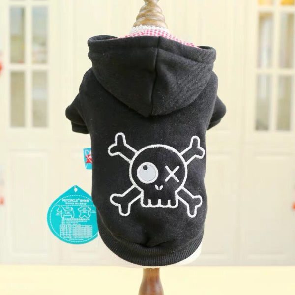 New Products Dark Department Hoodie Teddy Bichon Chihuahua Schnauzer Small And Medium-sized Dogs Puppy Dog Cat Pet Clothes