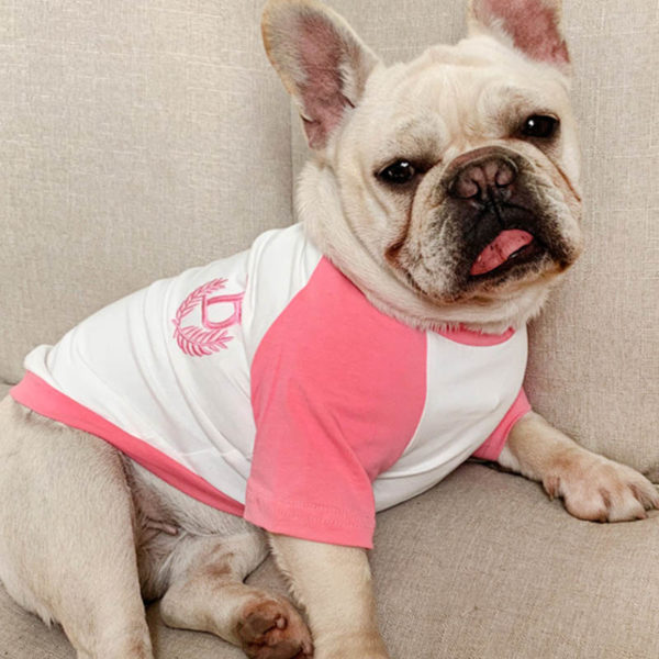 Patchwork Pet Dog Shirt Puppy Outfit Spring Summer Dog Clothes Pet Matching Clothes For Dogs French Bulldog Ropa Perro Pet Coat