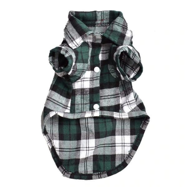 Pet Cat Clothes For Small Cats Spring Summer Fashion Cat Plaid Shirt Pets Clothing Puppy Dog Shirts Vest Clothes Kitten Outfits