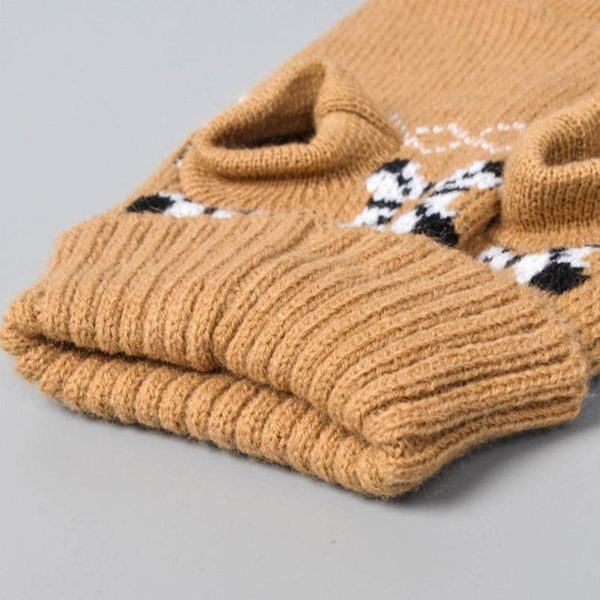 Pet Cat Dog Knitted Jumpsuit Warm Winter Sweater Coat Puppy Vest Jacket Clothes