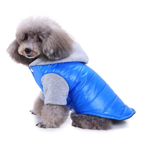 Pet Dog Cat Winter Jacket Dog Hoodies Clothes Cotton Overalls Puppy Coat Apparel Clothing For Dogs Costume Pet Outfits Unisex #M