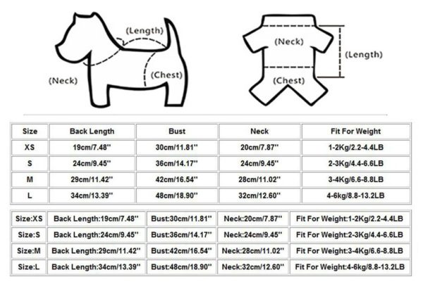 Pet Dog Clothes For Small Dog Coats Jacket Winter Christmas Print Chihuahua Puppy Clothes Dogs Pets Clothing Roupa Para Cachorro