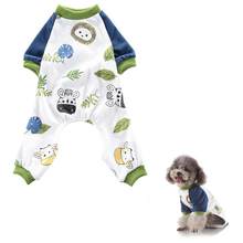 Pet Pajamas Dog Clothes for Dogs Cats Shirt Clothes For Small Dogs Chihuahua Cotton Shirts Dog Cat Clothing for Pet Cats