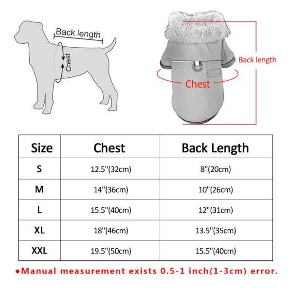 Pu Leather Jacket for Dogs Waterproof Dog Clothes Puppy Coat Faux Fur Collar Pet Clothes For Small Dogs Yorkshire Pug Beagle