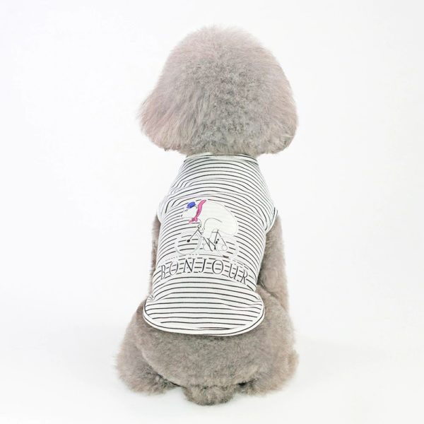 Summer Dog Clothes for Small Dogs Pet Clothes for Dog Costume Stripe Vest Chihuahua Dogs Clothing Shirt Pug Pet Clothing Puppy 3