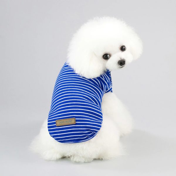 Summer Pet Dog Clothes for Small Dogs Clothes for Dog Chihuahua Costume Stripe Vest Dogs Clothing Shirt Pug Pet Clothing Puppy 3