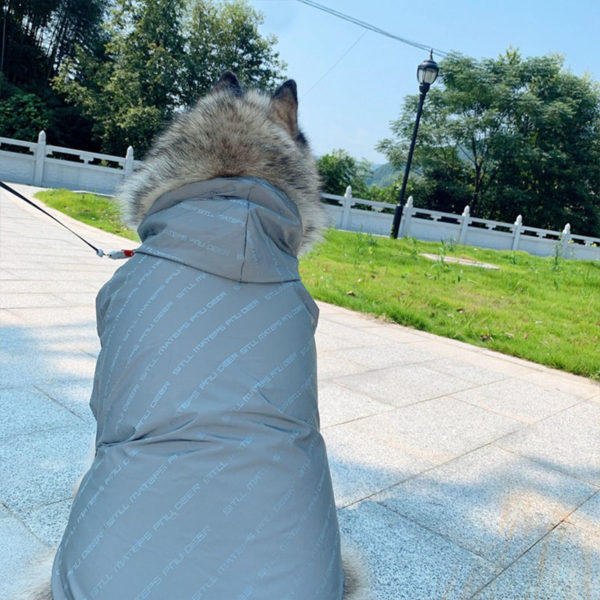 Winer Dog Clothes Reflective Big Dog Coat Jacket Windproof Pets Dogs Clothing For Large Dog Costume Labrador Golden Retriver Pug