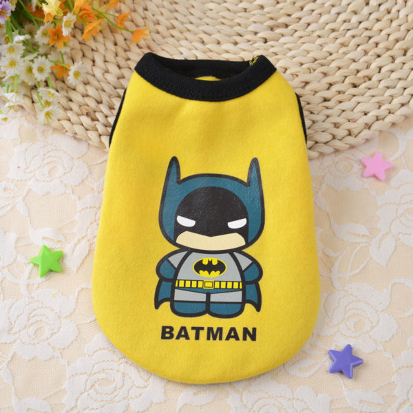 Winter Pet Dog Clothes Puppy Dog Coat Hoodies Pullover Vest Superman Small Costumes Teddy Chihuahua Roupas para Mascotas