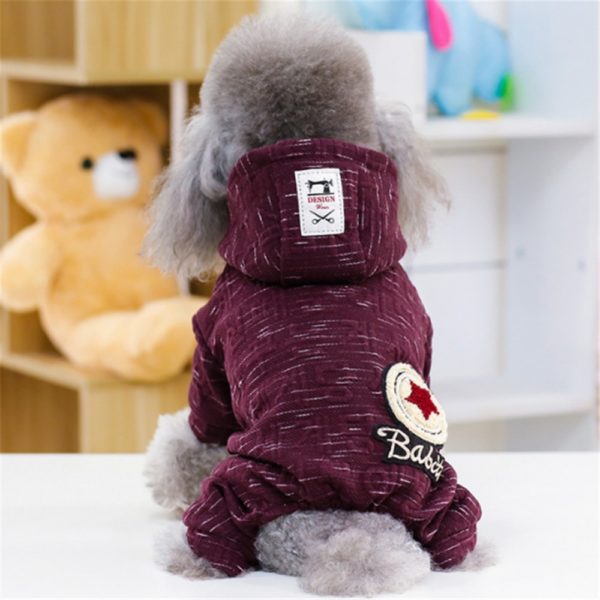 Winter Warm Dog Clothes For Small Dogs Clothing Dog Coat Jacket Puppy Clothes Pet Cat Hoodies Yorkie Chihuahua Clothes Apparel