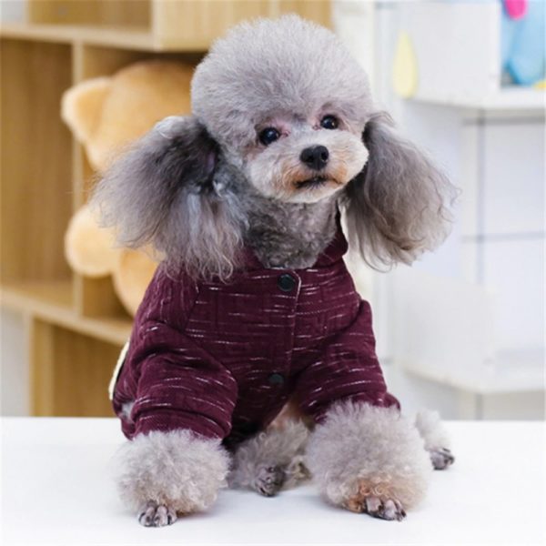 Winter Warm Dog Clothes For Small Dogs Clothing Dog Coat Jacket Puppy Clothes Pet Cat Hoodies Yorkie Chihuahua Clothes Apparel