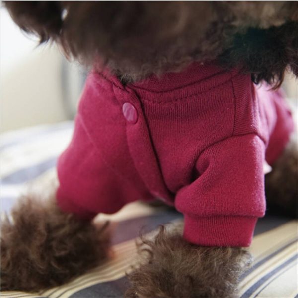 Winter Warm Pet Dog Clothes Four-legs Hoodie Small Dog Sweaters Coats Cotton Puppy Clothing Outfit for Chihuahua