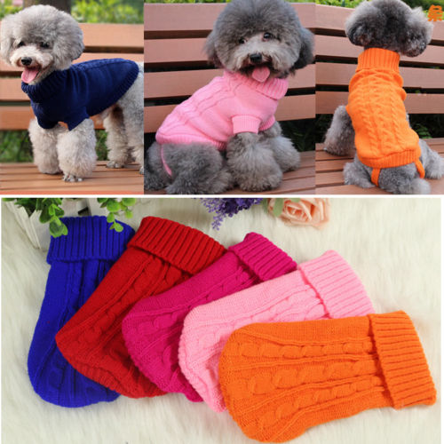 arrival Thicken the Autumn Winter Pet Sweater Small Pet Dog Cat Knitted Jumper Winter Autumn Warm Sweater Puppy Coat Clothes