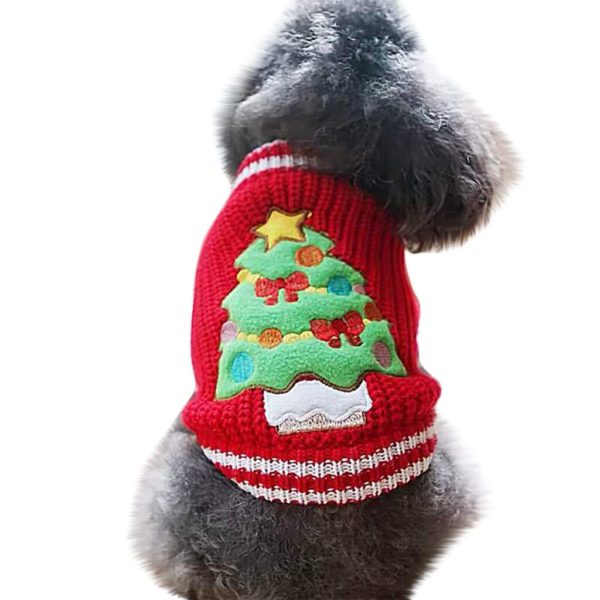 одежда для собак dog clothes winter warm for yorkies New Fashion Pet Keep Warm Christmas Sweater Autumn Winter Cat Dog Clothing